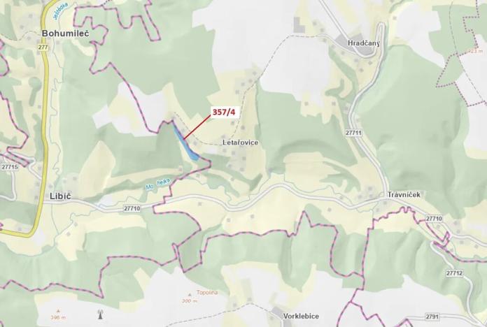 Dražba louky, Český Dub, 7888 m2