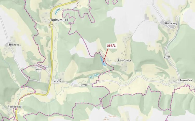 Dražba louky, Český Dub, 5747 m2