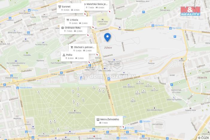 Prodej bytu 3+kk, Praha - Žižkov, Tetauerova, 91 m2