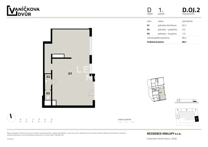 Pronájem obchodního prostoru, Kralupy nad Vltavou, Husova, 90 m2