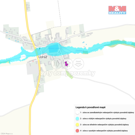 Prodej pozemku pro bydlení, Albrechtice nad Vltavou - Údraž, 2590 m2