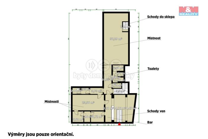 Pronájem restaurace, Plzeň - Jižní Předměstí, Kollárova, 184 m2