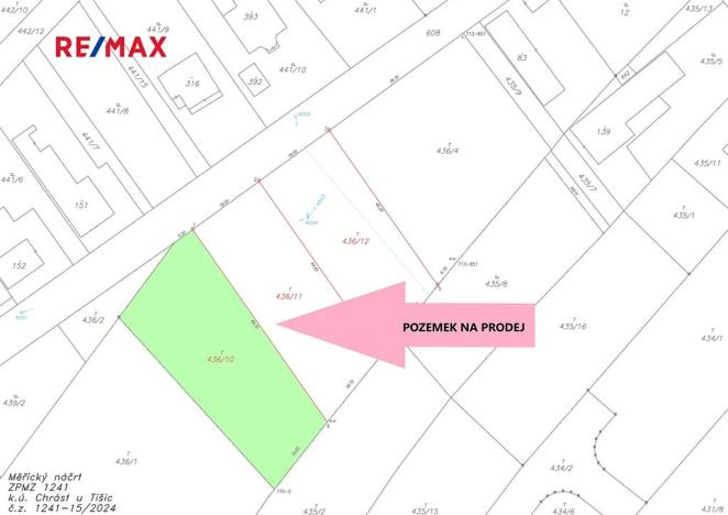 Prodej pozemku pro bydlení, Tišice, Labská, 1084 m2