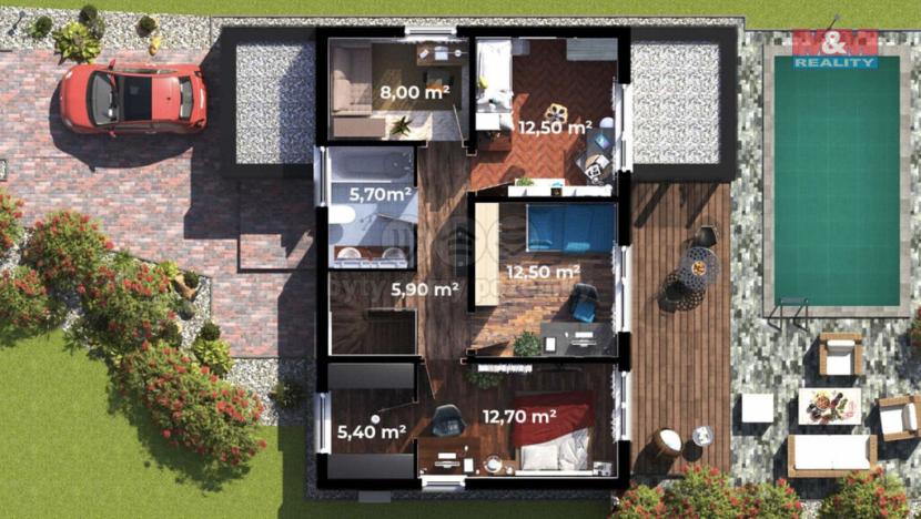 Prodej rodinného domu, Kbel - Kbílek, 143 m2