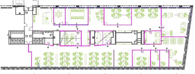 Pronájem kanceláře, Praha - Dejvice, Generála Píky, 855 m2