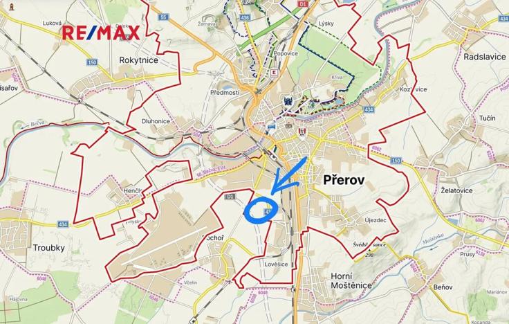 Prodej komerčního pozemku, Přerov, 4850 m2