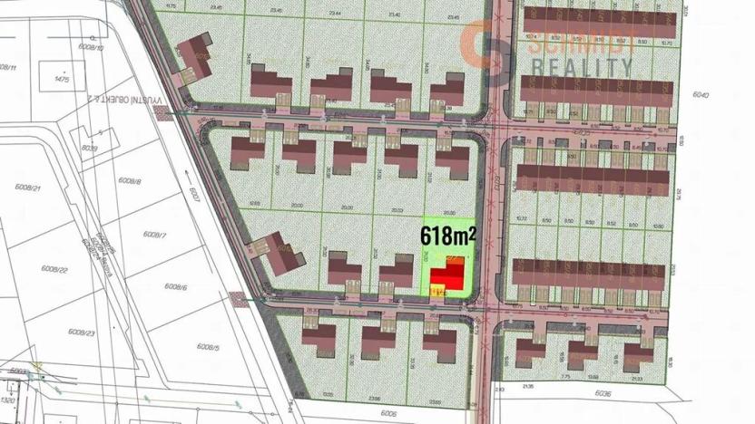 Prodej pozemku pro bydlení, Březí, Bezová, 618 m2