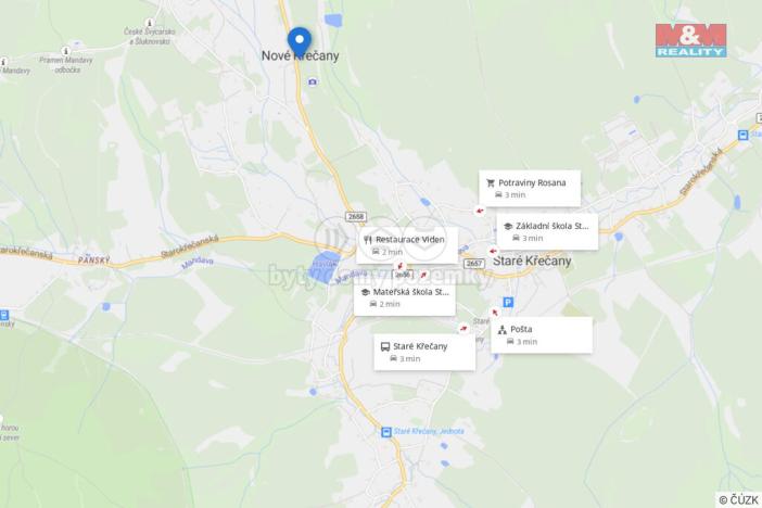 Prodej chalupy, Staré Křečany - Nové Křečany, 68 m2