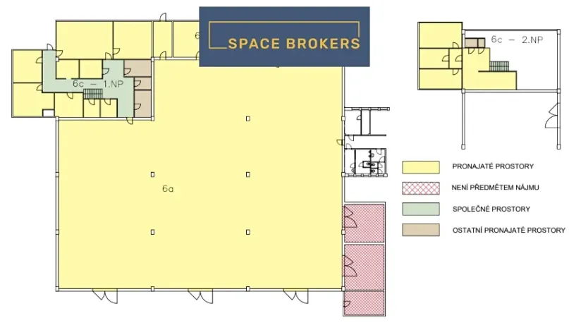 Pronájem skladu, Panenské Břežany, 1500 m2