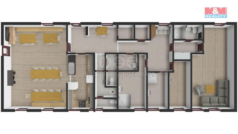 Prodej restaurace, Vimperk - Hrabice, 159 m2