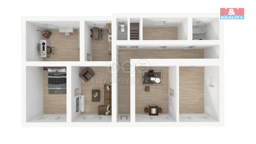 Prodej rodinného domu, Mrákov - Starý Klíčov, 149 m2