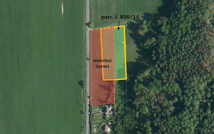 Prodej podílu pozemku pro bydlení, Zaječice, 1697 m2