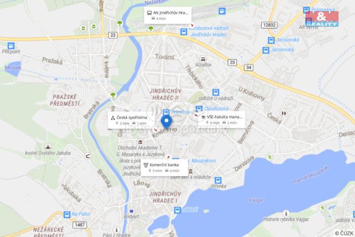 Pronájem kanceláře, Jindřichův Hradec - Jindřichův Hradec II, Kmentova, 52 m2