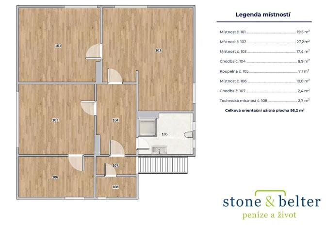 Prodej podílu rodinného domu, Pyšely, Lipová, 190 m2