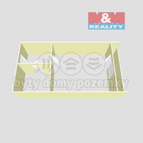 Pronájem bytu 1+kk, Most, M. G. Dobnera, 22 m2