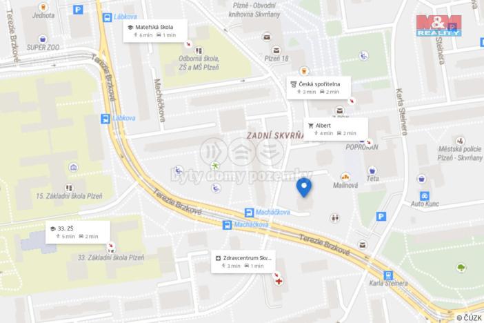 Prodej bytu 3+kk, Plzeň - Skvrňany, Macháčkova, 51 m2