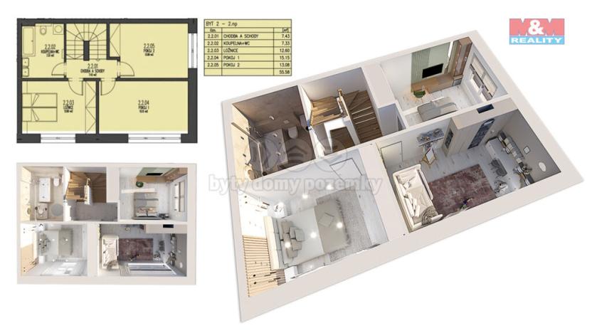 Prodej bytu 5+kk, Stará Huť, K Lomu, 162 m2