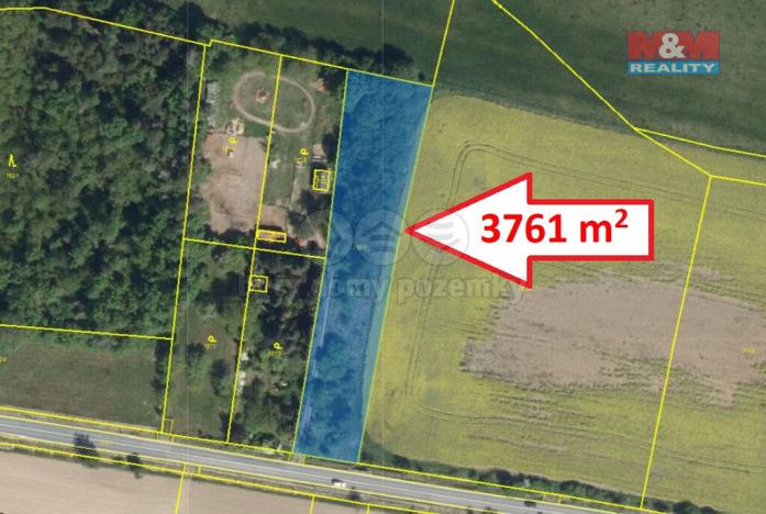 Pronájem zahrady, Sezemice - Kladina, 3761 m2