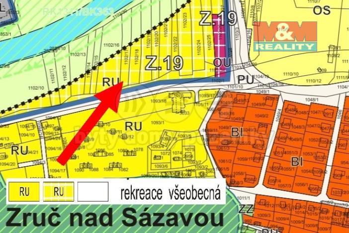 Prodej pozemku pro bydlení, Zruč nad Sázavou, 1273 m2