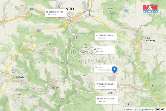 Prodej pole, Jedlí, 35442 m2