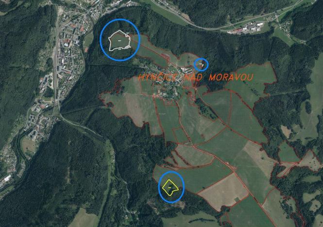 Prodej pole, Hanušovice - Hynčice nad Moravou, 53256 m2