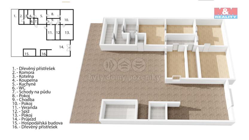 Prodej rodinného domu, Starý Petřín, 100 m2