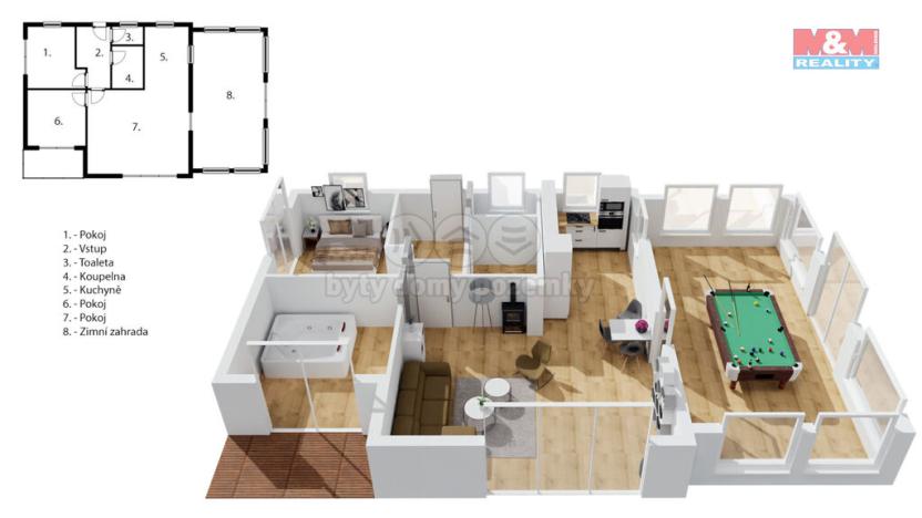 Prodej rodinného domu, Dublovice - Zvírotice, 93 m2