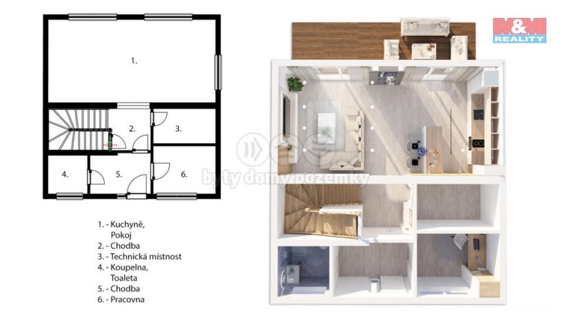 Prodej rodinného domu, Mělník, Dobrovského, 132 m2