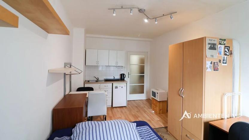 Pronájem bytu 1+kk, Brno, Mezírka, 27 m2