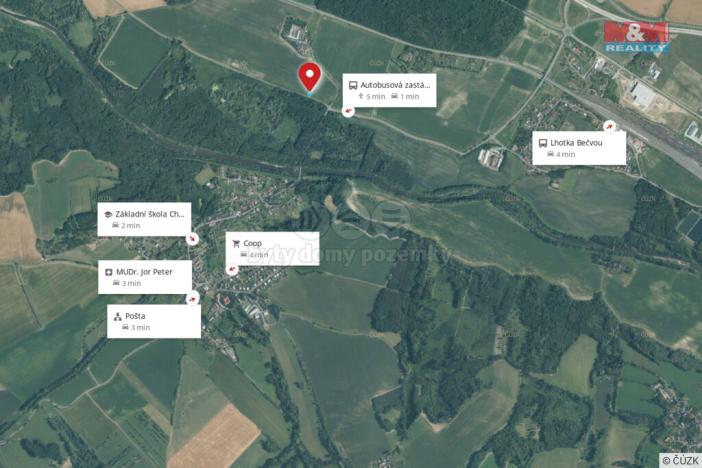 Prodej pozemku pro bydlení, Choryně, 2076 m2