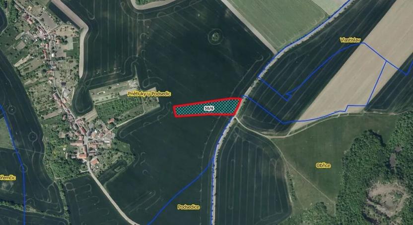 Prodej pole, Podsedice, 9484 m2