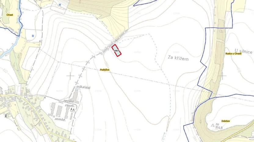 Prodej pole, Chrast, 2150 m2