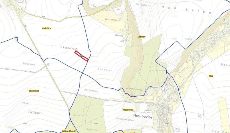 Prodej pole, Chrast, 6287 m2