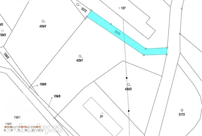 Dražba pozemku, Rychnov nad Kněžnou, 299 m2
