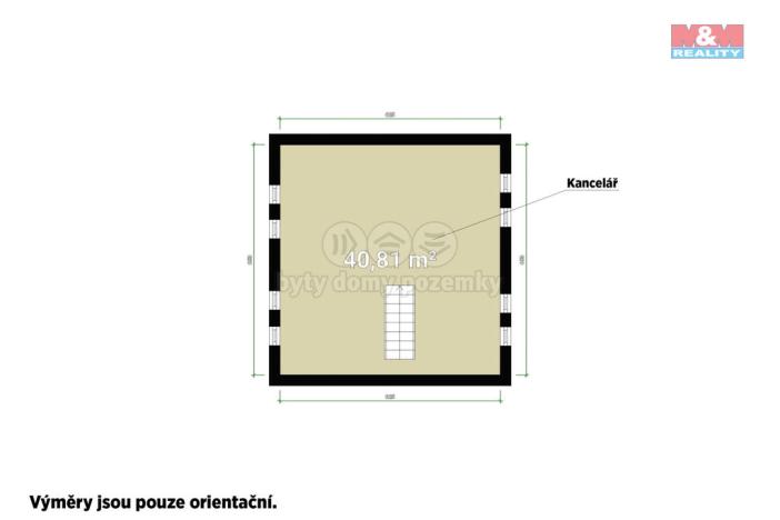 Pronájem kanceláře, Plzeň, Klatovská třída, 182 m2