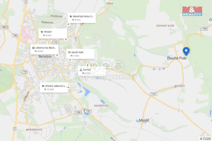 Prodej pozemku pro bydlení, Benešov - Dlouhé Pole, 388 m2