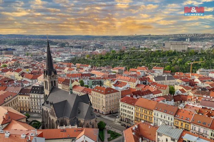 Pronájem bytu 1+kk, Praha - Žižkov, Čajkovského, 27 m2