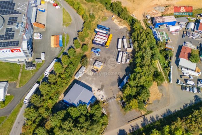 Pronájem komerčního pozemku, Plzeň - Černice, 3600 m2