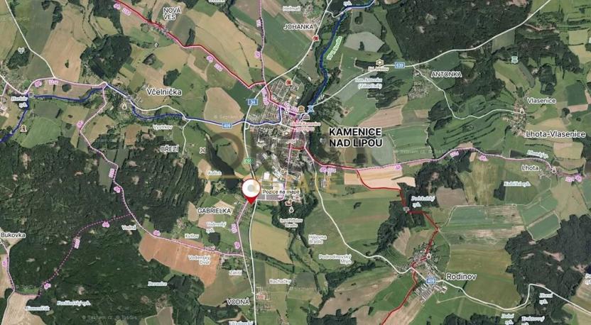 Prodej pozemku pro bydlení, Kamenice nad Lipou, 1998 m2