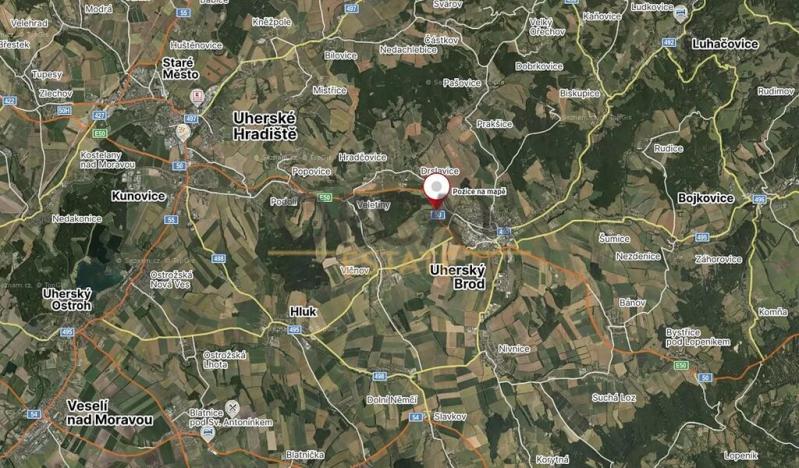 Prodej pole, Uherský Brod, 2523 m2