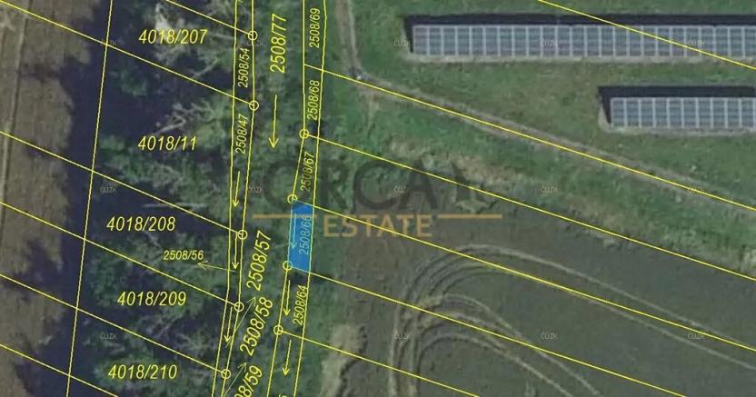 Prodej pole, Kyjov, 2459 m2