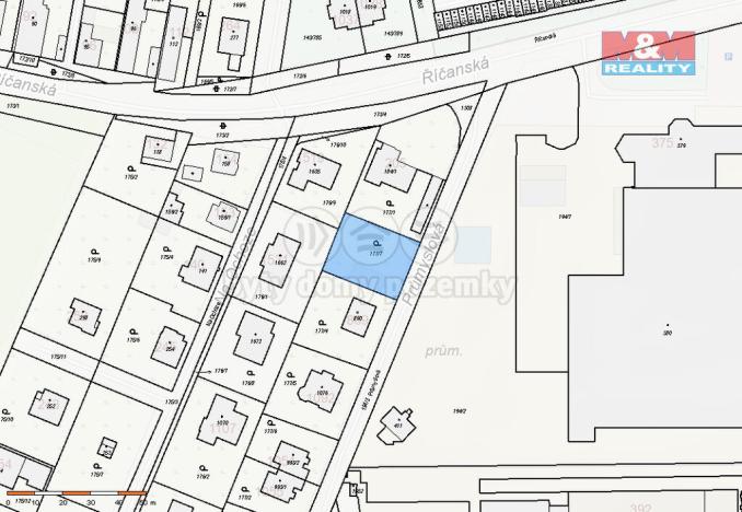 Prodej pozemku pro bydlení, Jesenice, Průmyslová, 700 m2