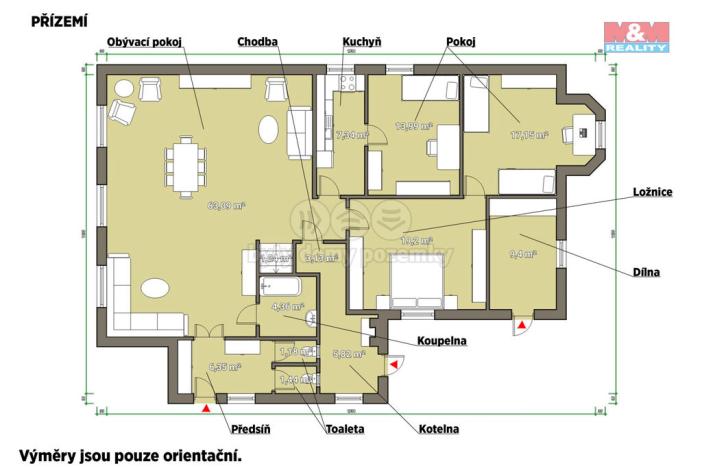 Prodej rodinného domu, Třemošná, 1. máje, 226 m2