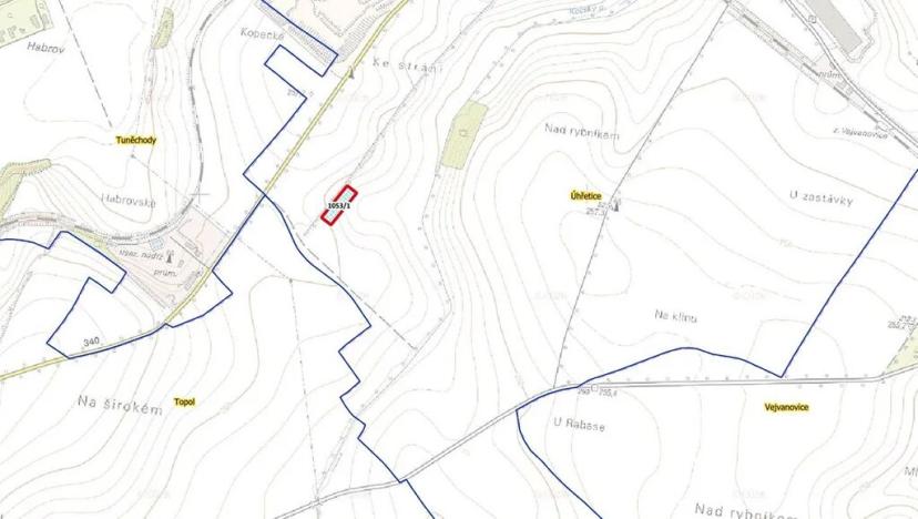 Prodej pole, Úhřetice, 3286 m2