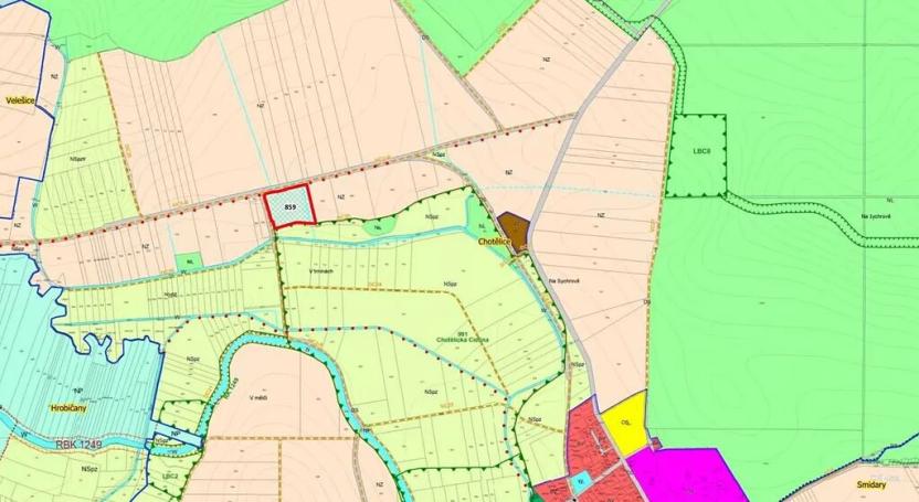 Prodej pole, Smidary, 11032 m2