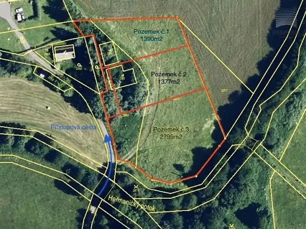 Prodej pozemku pro bydlení, Králíky, 1377 m2