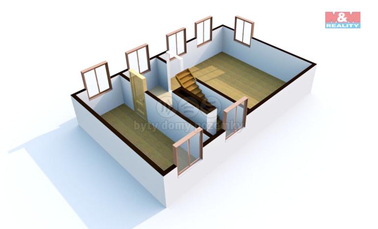 Prodej rodinného domu, Býčkovice - Velký Újezd, 53 m2