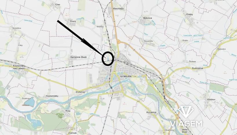 Prodej podílu zahrady, Nymburk, 2018 m2