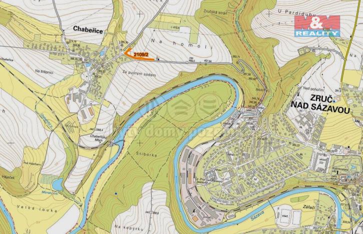 Prodej pozemku, Chabeřice, 2210 m2