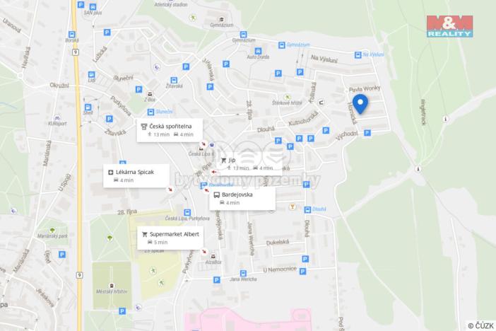 Pronájem bytu 2+kk, Česká Lípa, Rudolfa Hrušínského, 36 m2